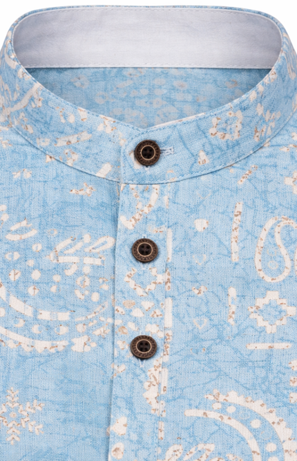 Kids' Premium Cotton Folk-Art Kurta – Designer Ethnic Wear for Pre-Teens