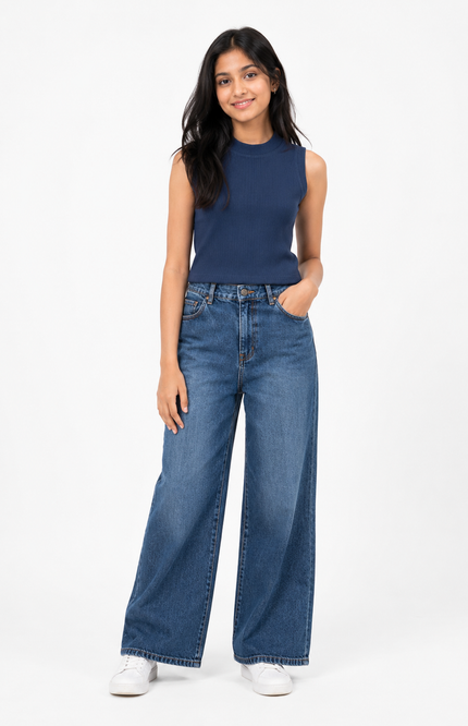 Classic Ribbed Sleeveless Tank Top