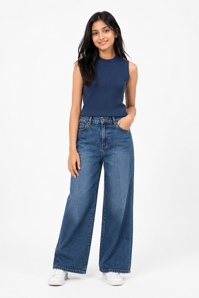 Classic Ribbed Sleeveless Tank Top