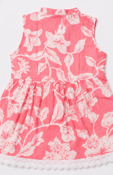 Floral Print Sleeveless Top