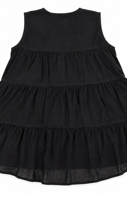 Embroidered Tiered girls top