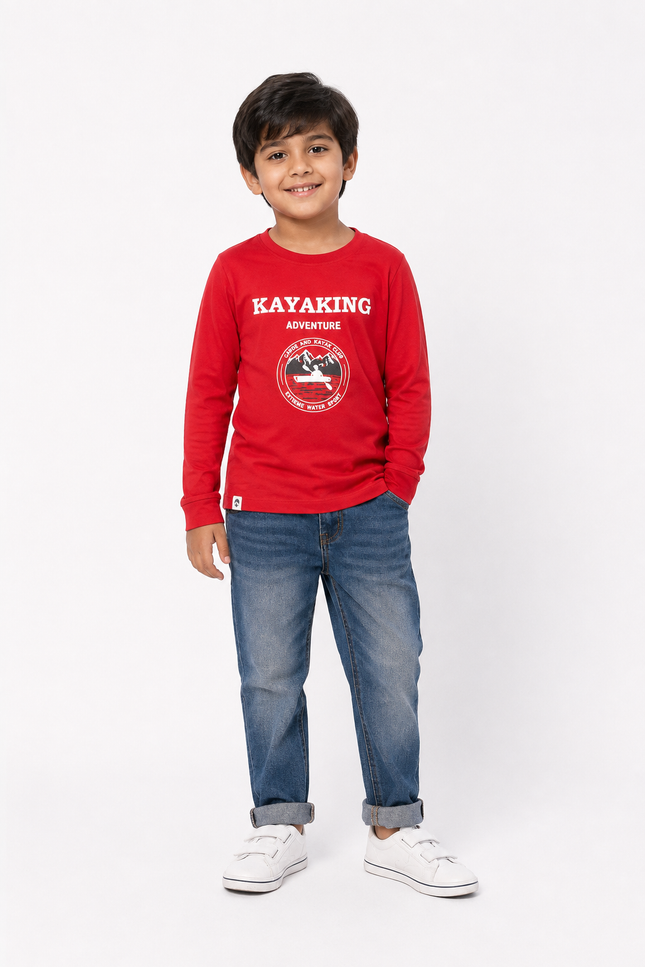 Kayaking Adventure Full-Sleeve T-Shirt