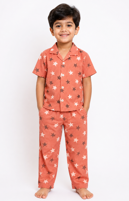 Star Print Lounge Set Co-ord Outfit