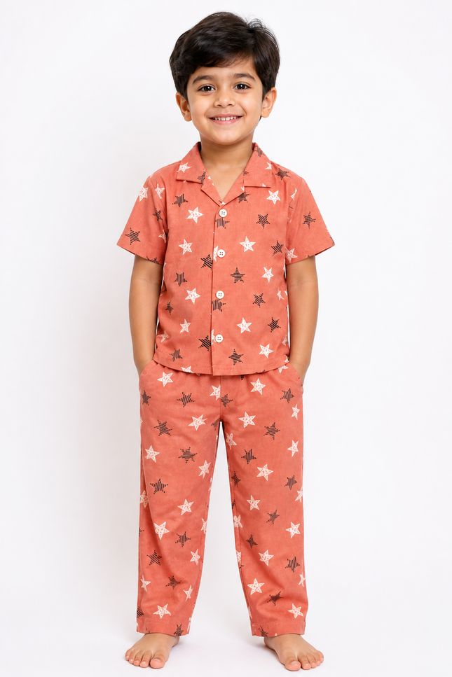 Star Print Lounge Set Co-ord Outfit