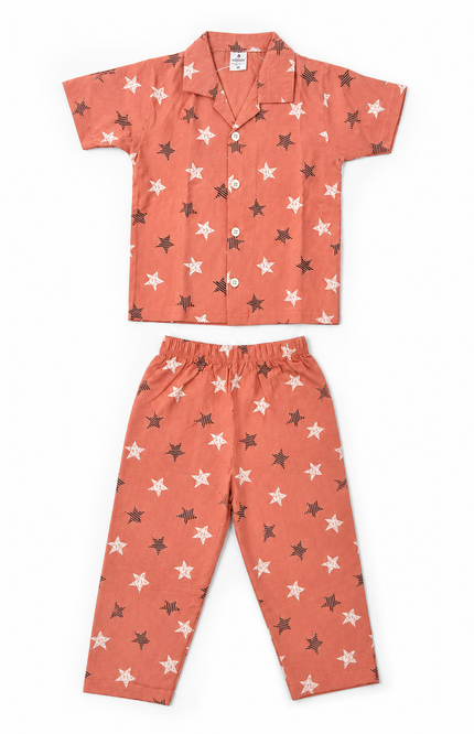 Star Print Lounge Set Co-ord Outfit