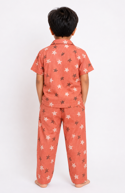 Star Print Lounge Set Co-ord Outfit