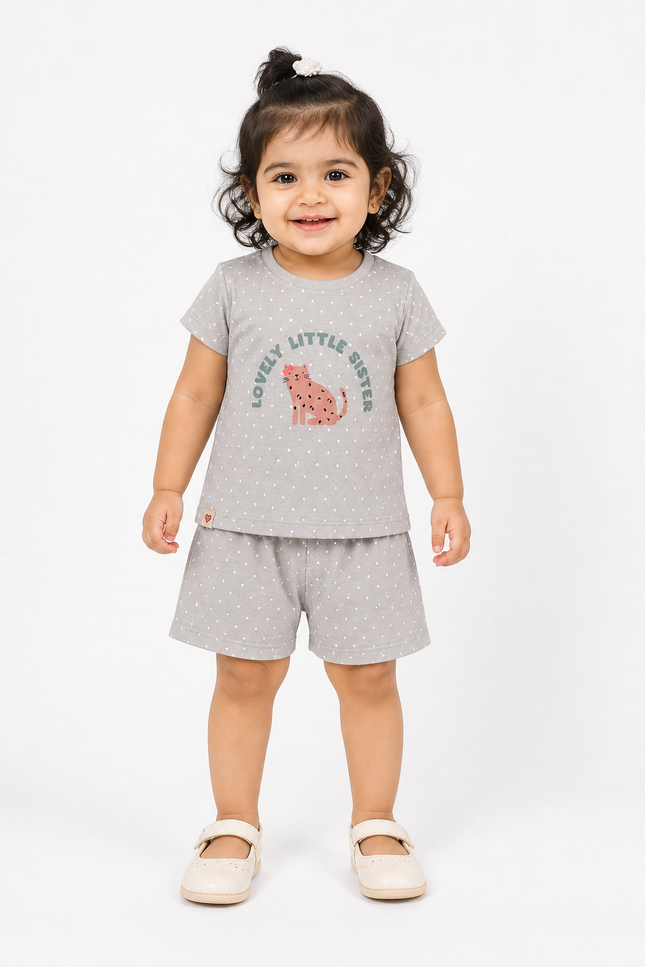 Polka Dot Co-ord Set for Kids