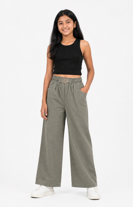 Wide-Leg Kids Trousers
