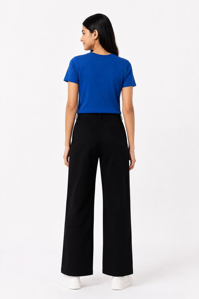 Blue Classic Crew-Neck T-Shirt